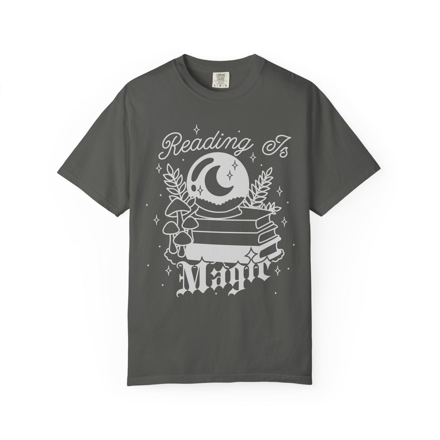 Reading is Magic Whimsical Reader T-shirt, Fantasy Reader Merch, Cottagecore Fairycore Witchy Aesthetic, Bookish Tshirt