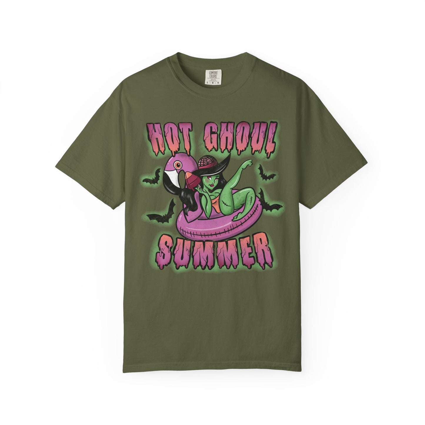 Summerween Hot Ghoul Summer Tshirt, Spooky Lover Shirt, Halloween Forever, Retro Spooky Cute, Zombie Girl