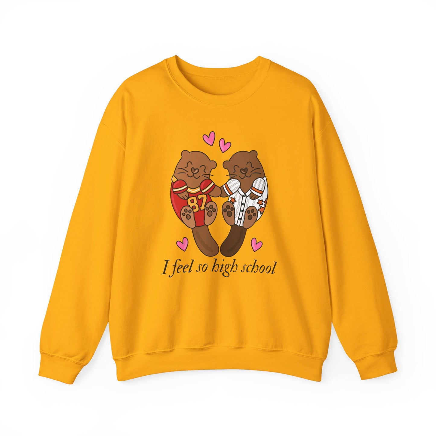 Otter Lovers High School Crewneck