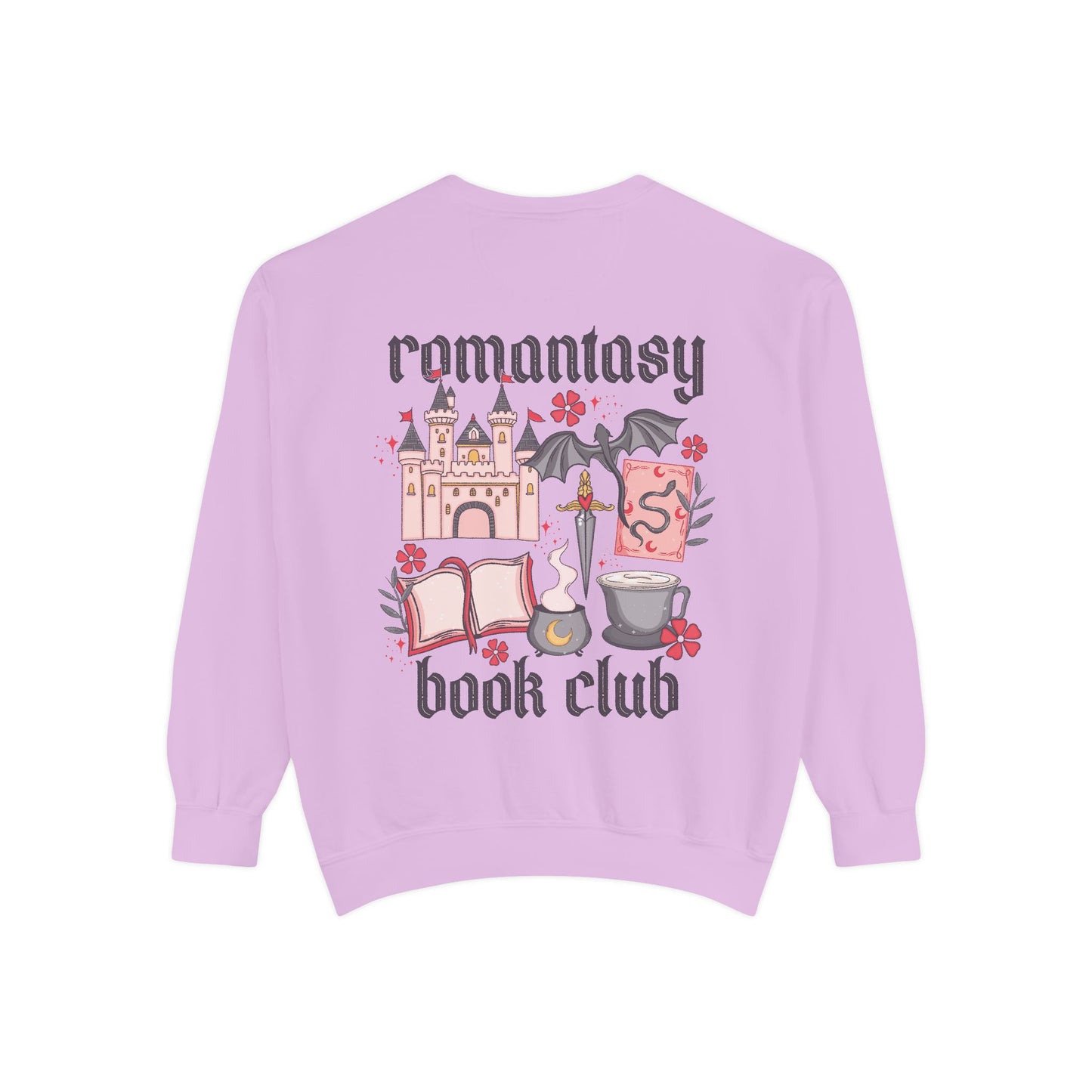 Romantacy Book Club Sweatshirt, Design on Back