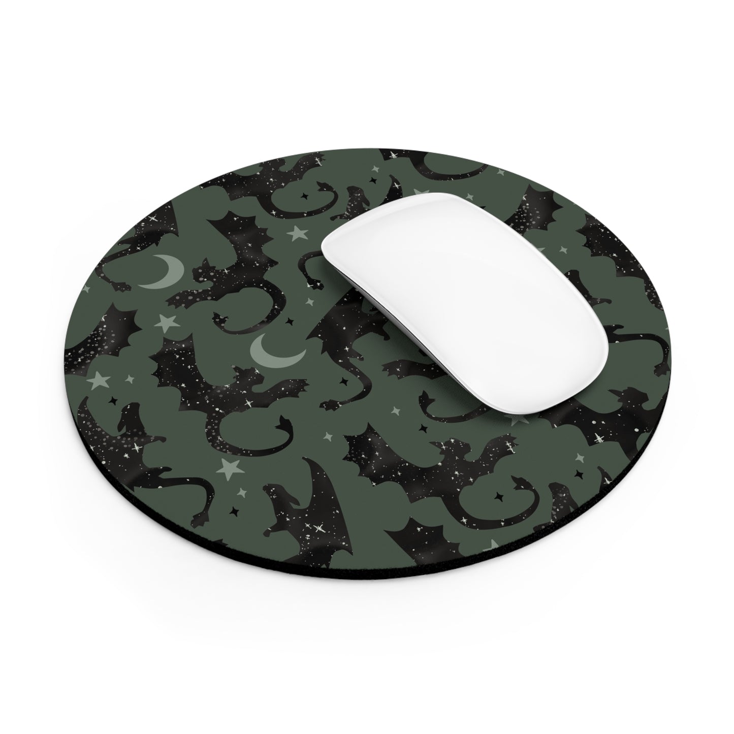 Dragon Rider Mouse Pad | Fantasy Lover Bookish Desk Accessories