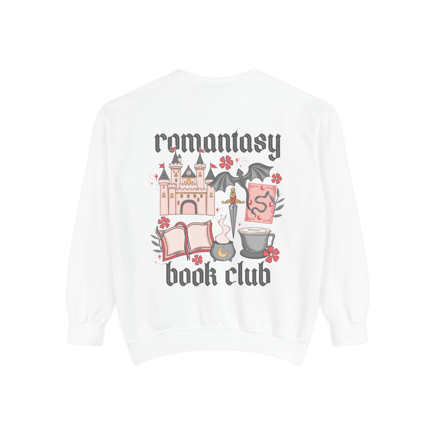 Romantacy Book Club Sweatshirt, Design on Back