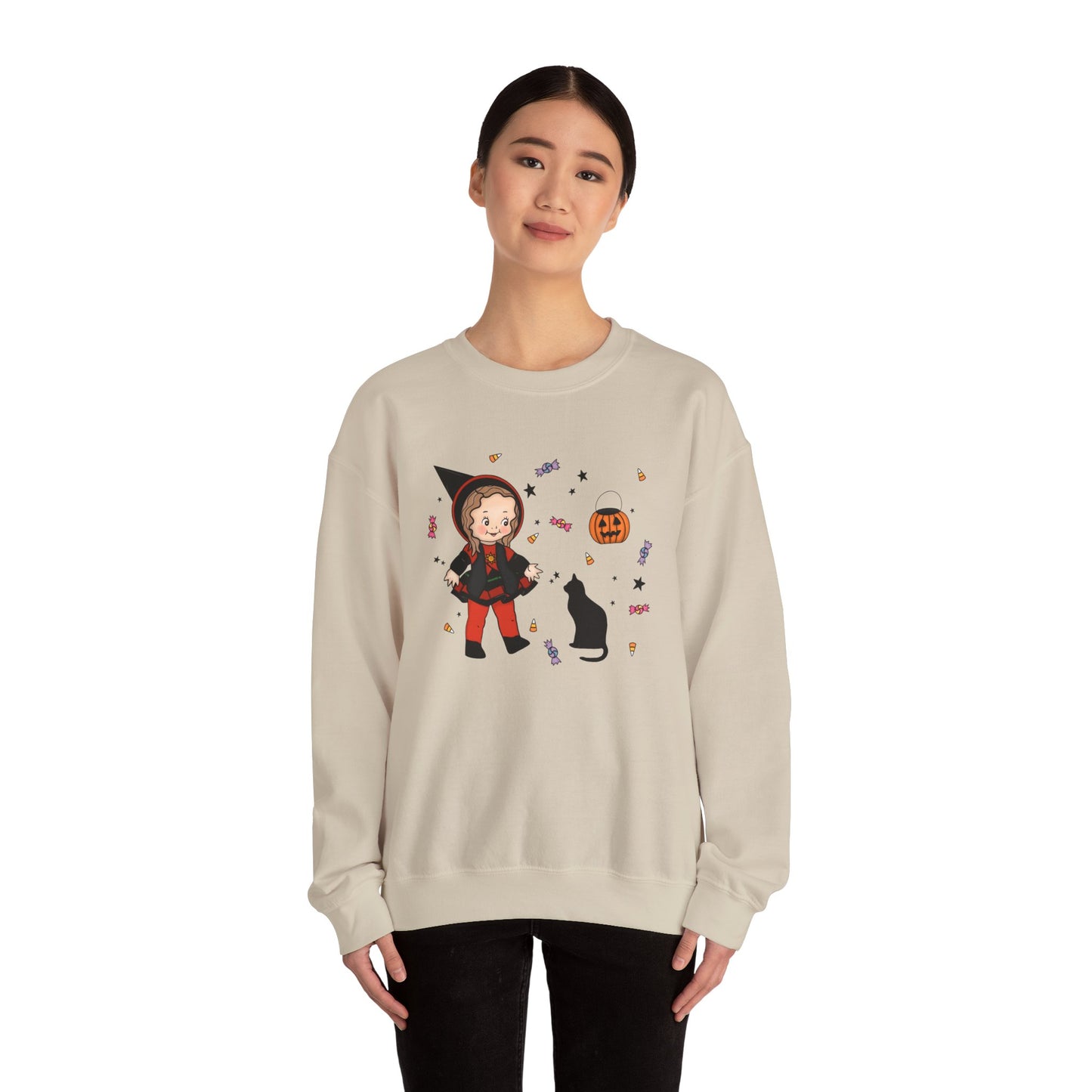 Binx and Dani Halloween Crewneck Sweatshirt