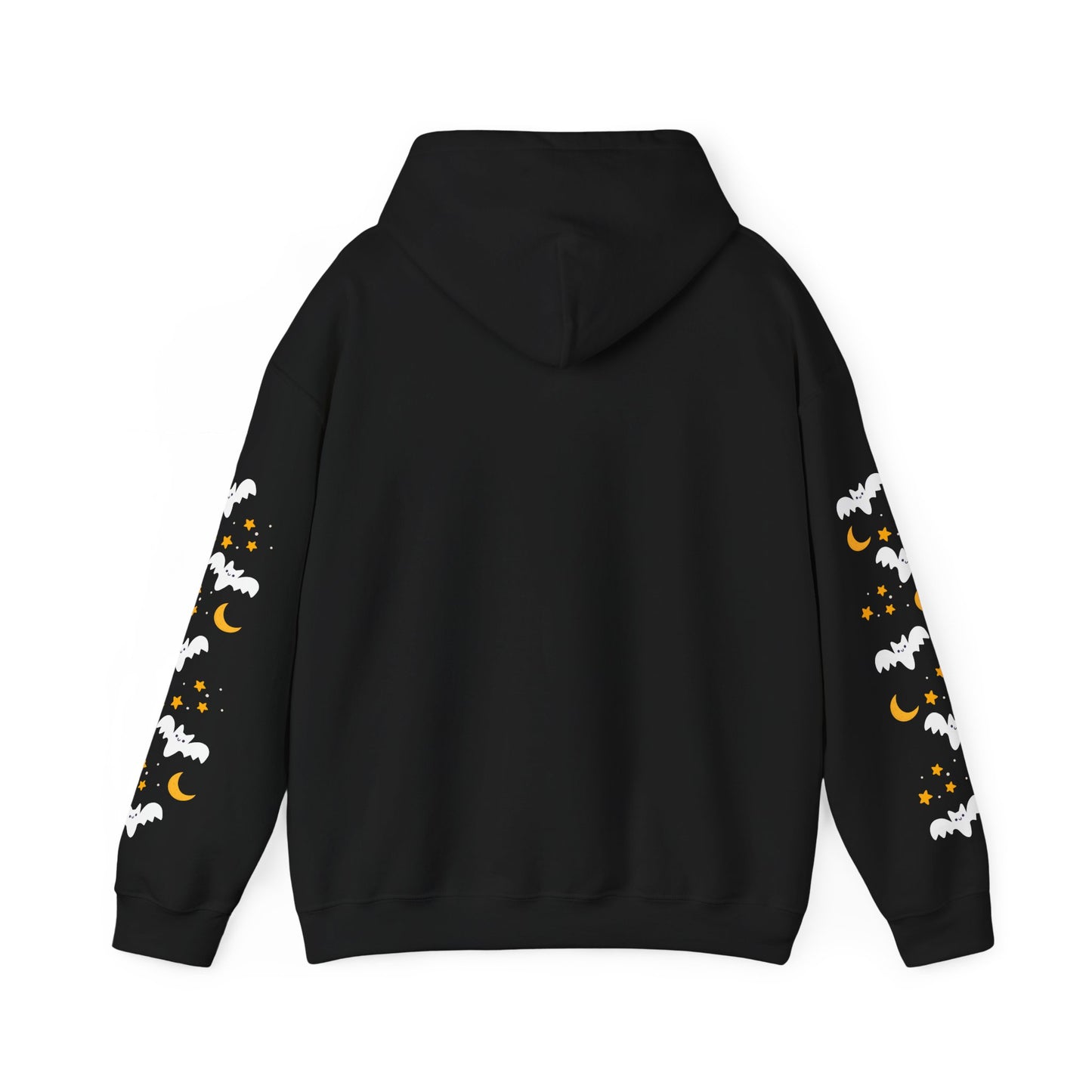 Its Freakin Bats I Love Halloween Spooky Cute Sweatshirt, Bat & Moon Sleeve Design