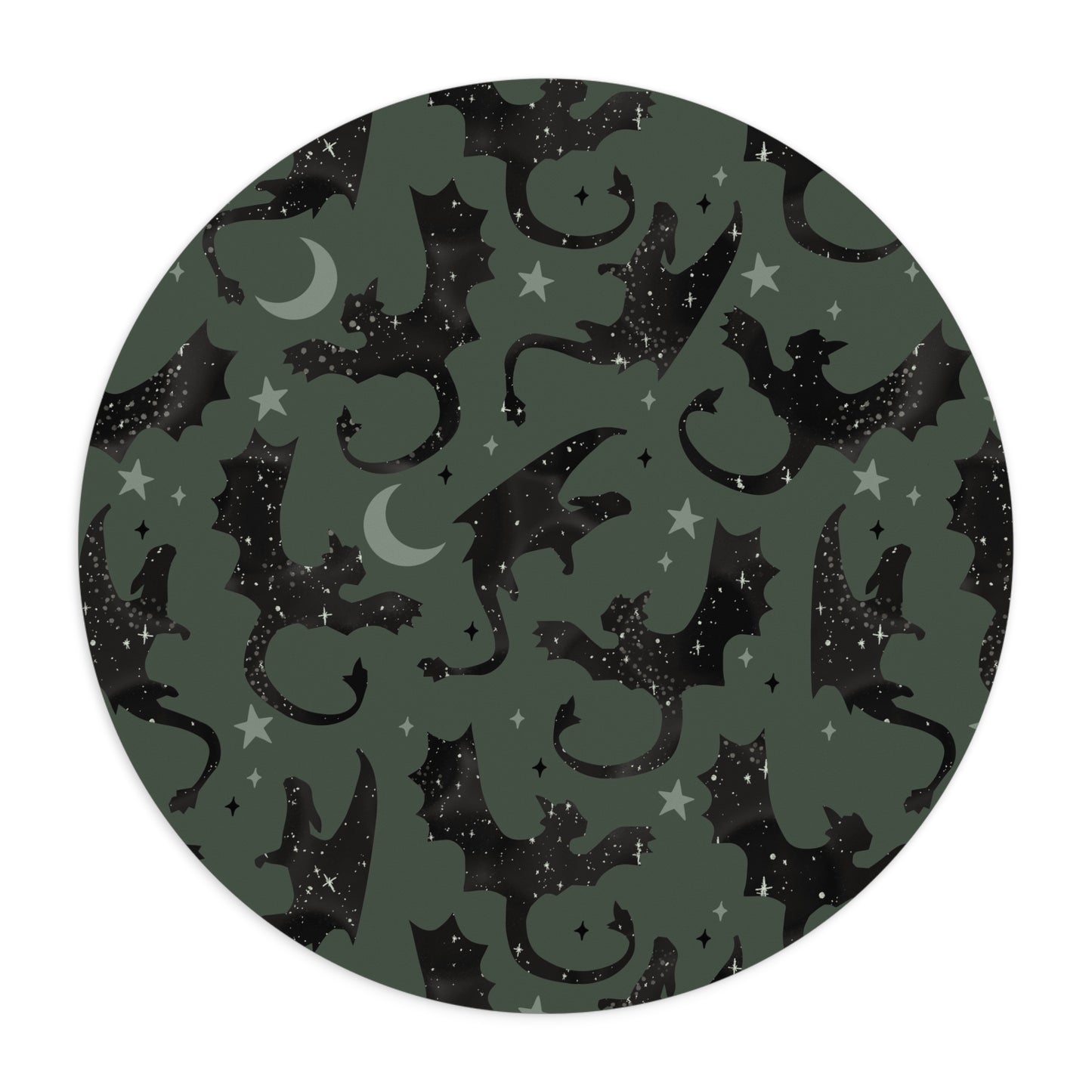 Dragon Rider Mouse Pad | Fantasy Lover Bookish Desk Accessories