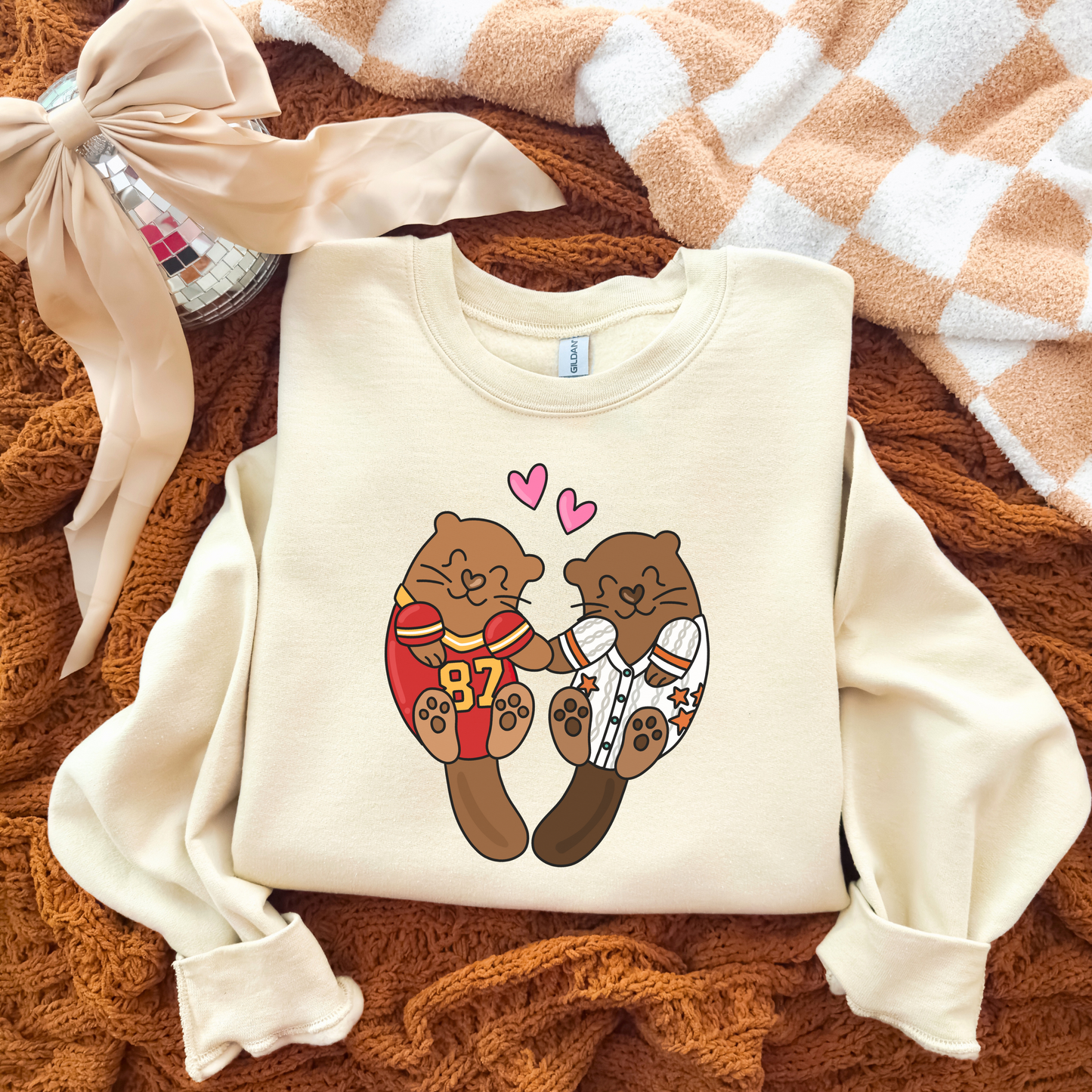 Otter Lovers Crewneck Sweatshirt