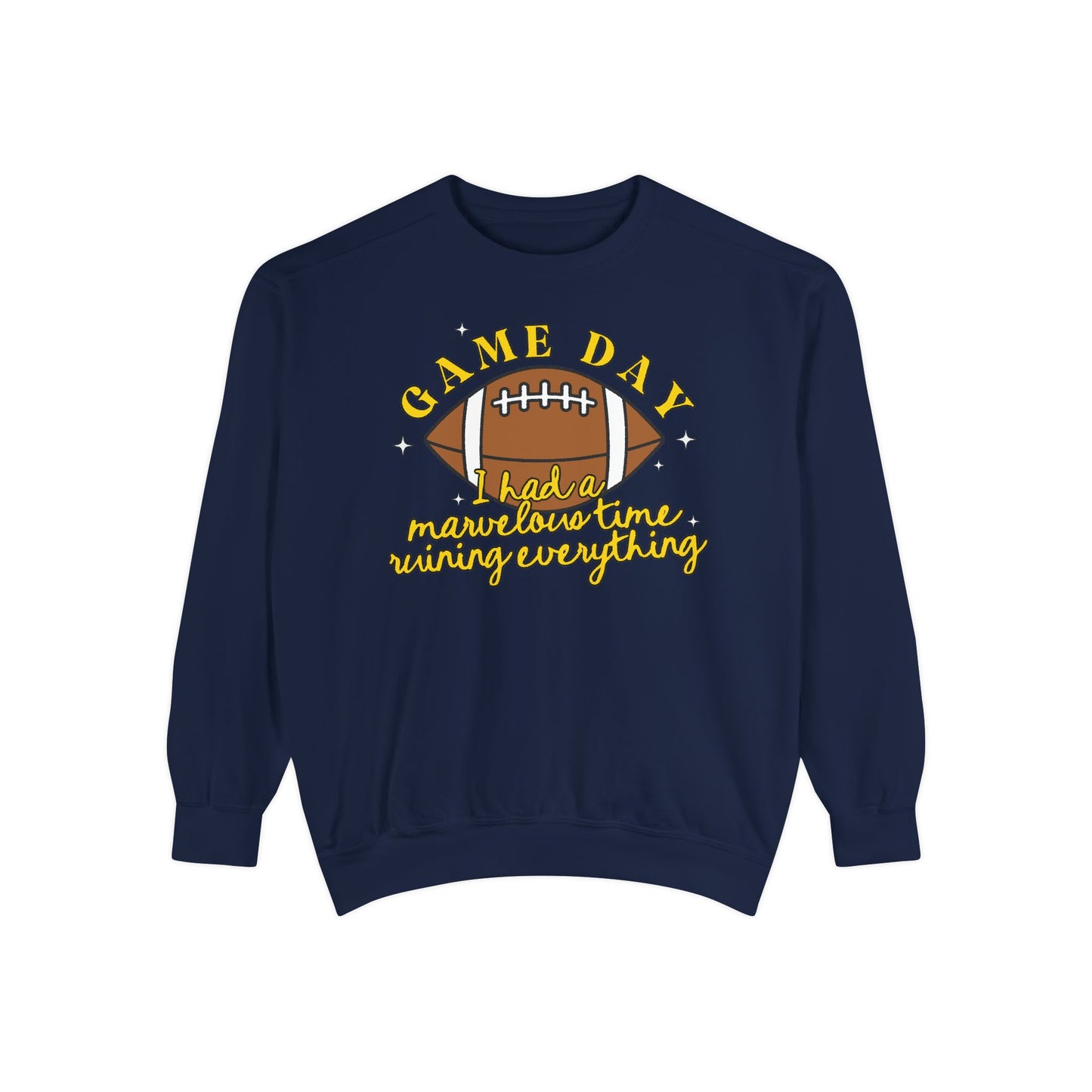 I Had a Marvelous Time Game Day Football Season Sweatshirt| Girly Football Era Crewneck