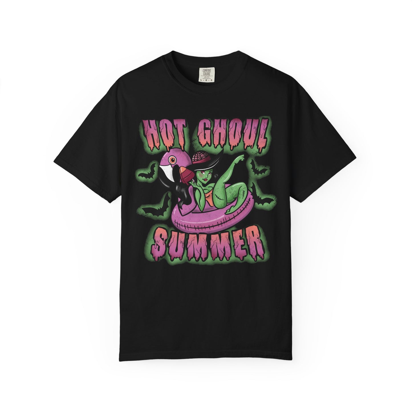 Summerween Hot Ghoul Summer Tshirt, Spooky Lover Shirt, Halloween Forever, Retro Spooky Cute, Zombie Girl