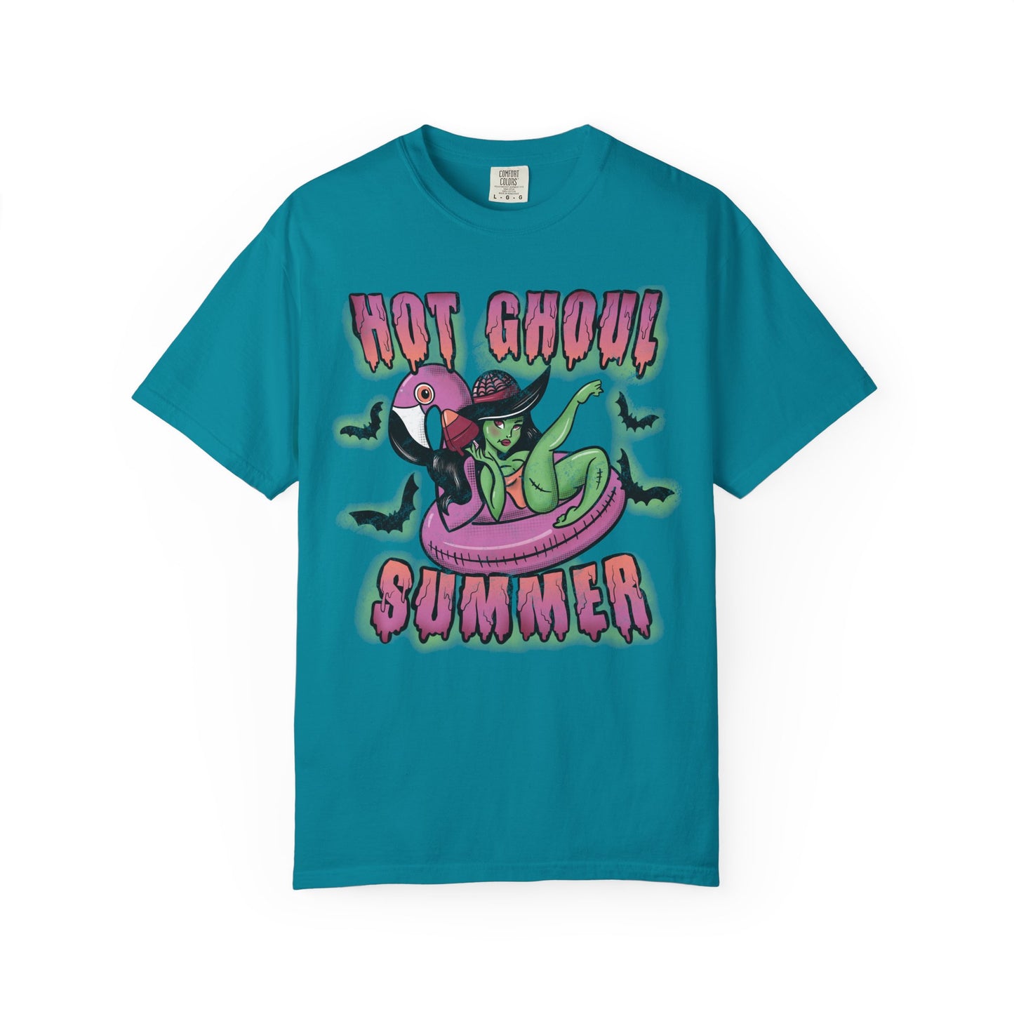 Summerween Hot Ghoul Summer Tshirt, Spooky Lover Shirt, Halloween Forever, Retro Spooky Cute, Zombie Girl