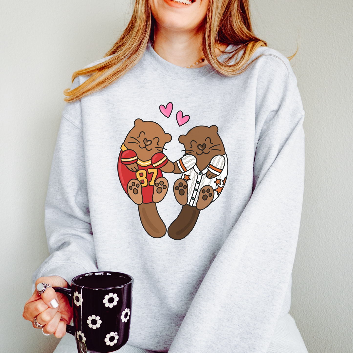 Otter Lovers Crewneck Sweatshirt