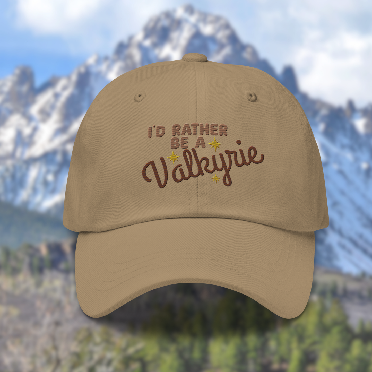 I'd Rather be a Valkyrie ACOTAR Hat, Bookish Dad Hat