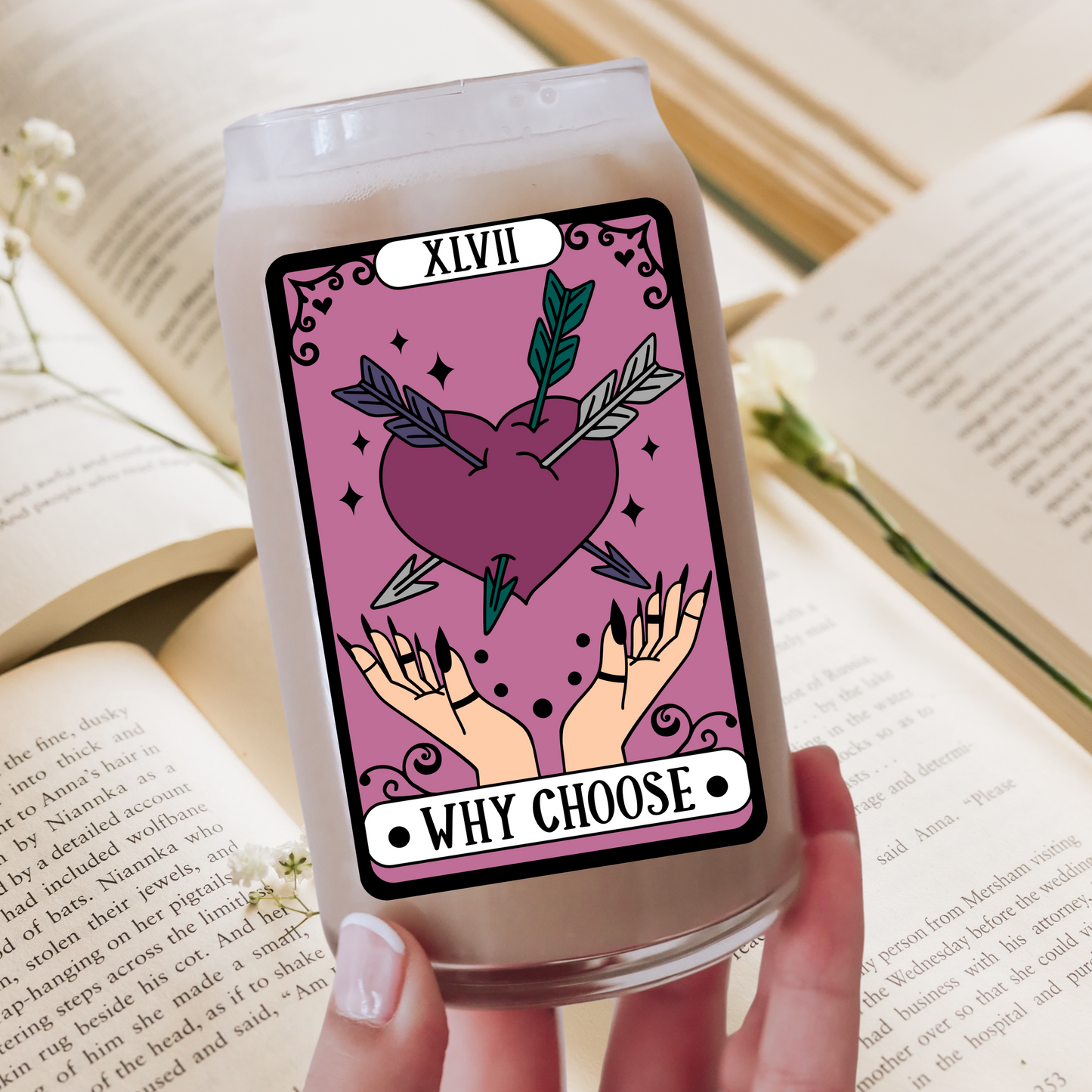 Why Choose Bookish Tarot Glass Cup
