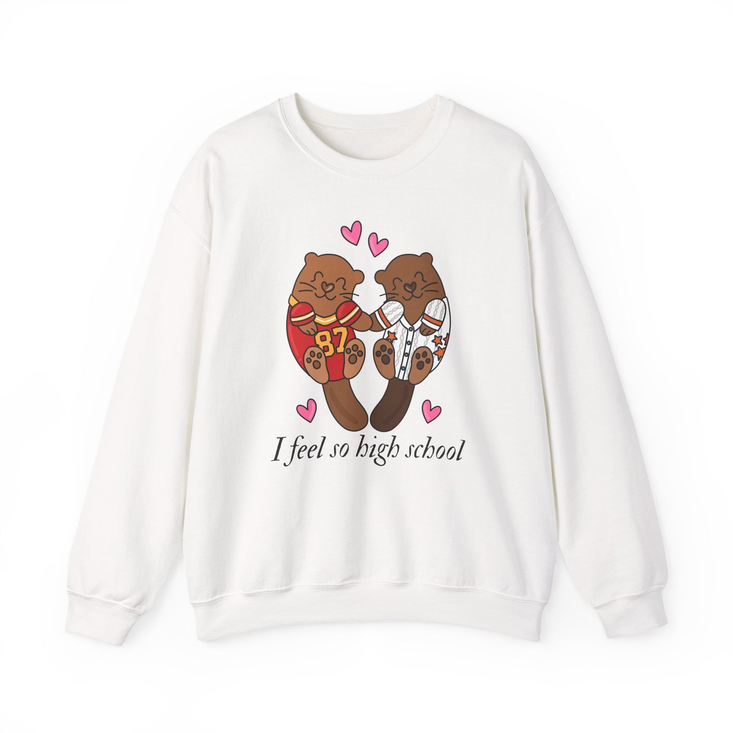 Otter Lovers High School Crewneck