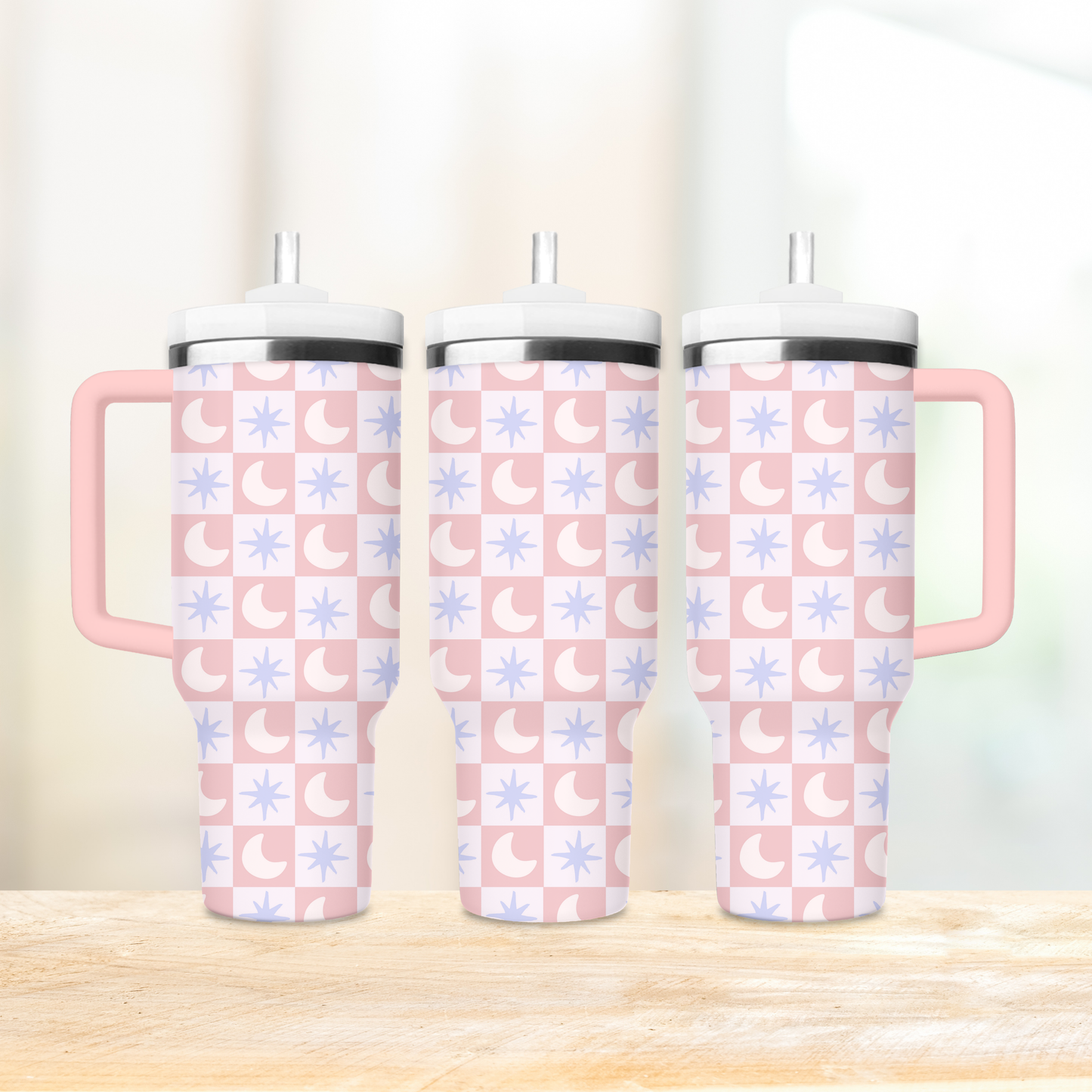 Pastel Celestial Witchy 40 oz Thermal Tumbler