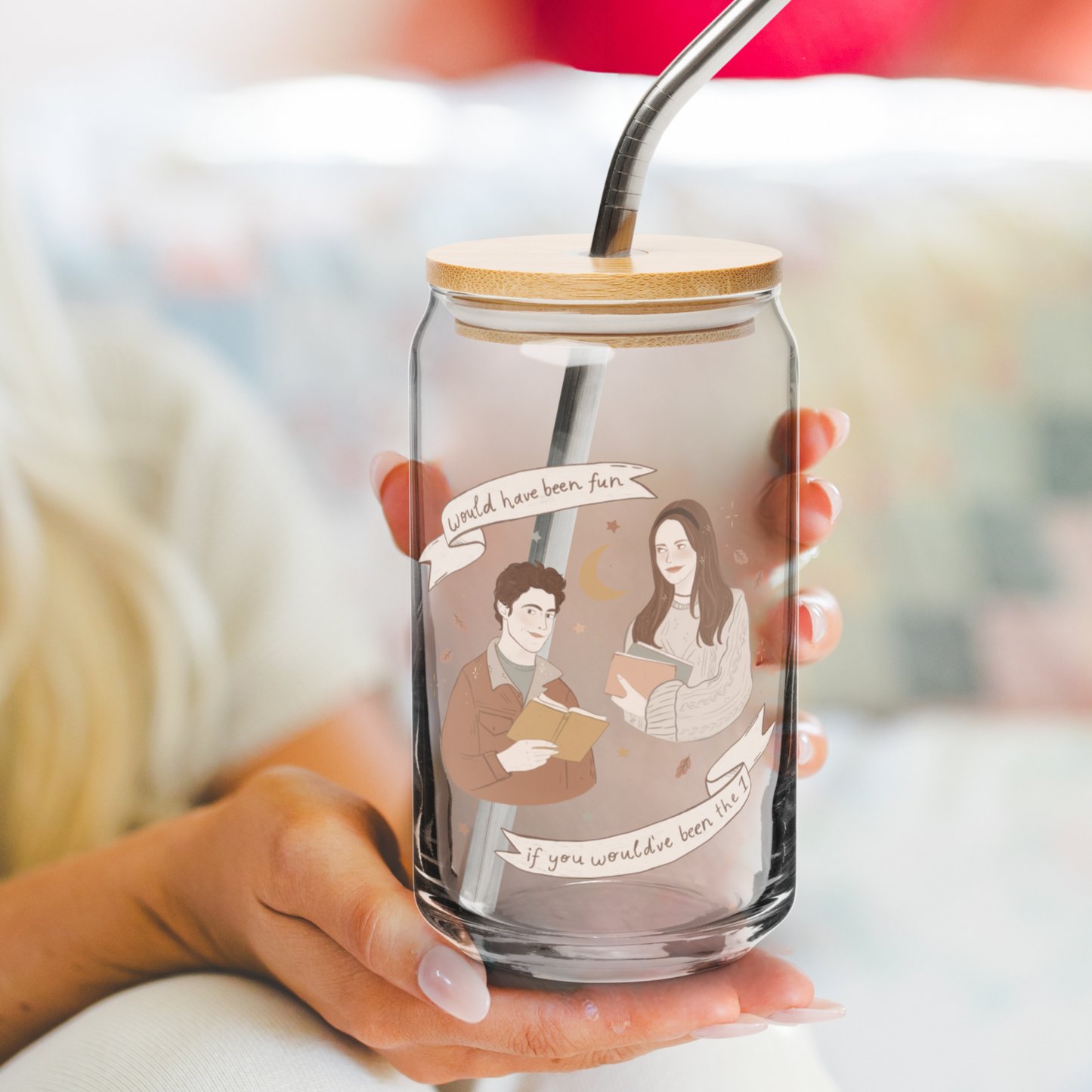 Jess and Rory The 1 Folklore Iced Coffee Can Glass
