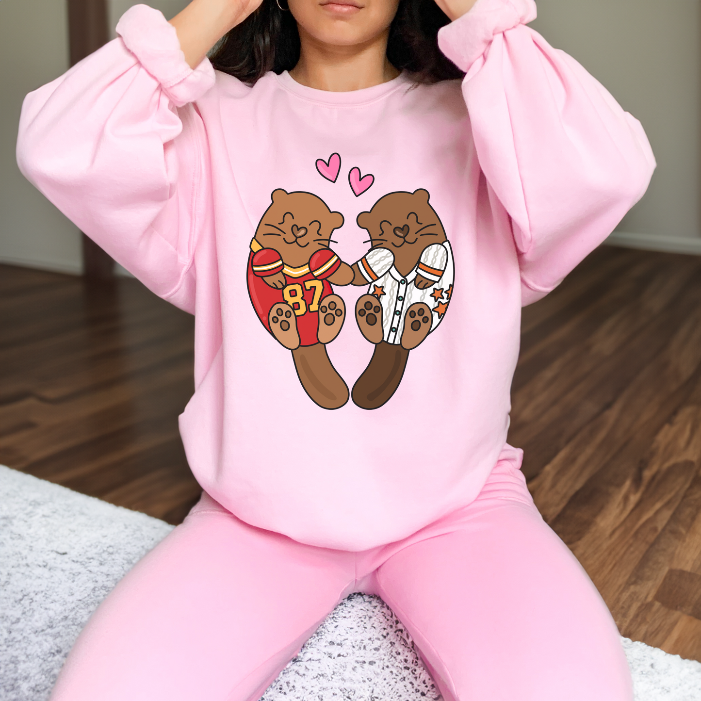 Otter Lovers Crewneck Sweatshirt