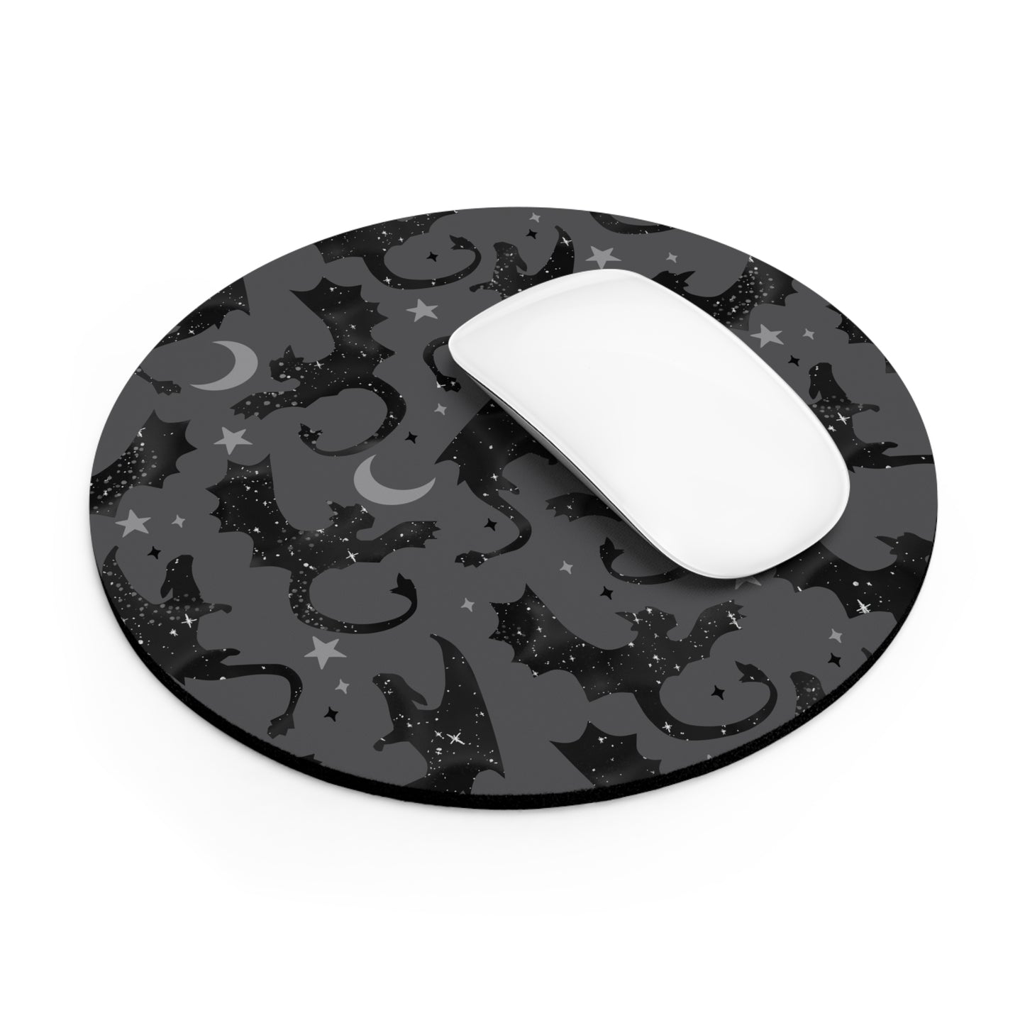 Dragon Rider Mouse Pad | Fantasy Lover Bookish Desk Accessories