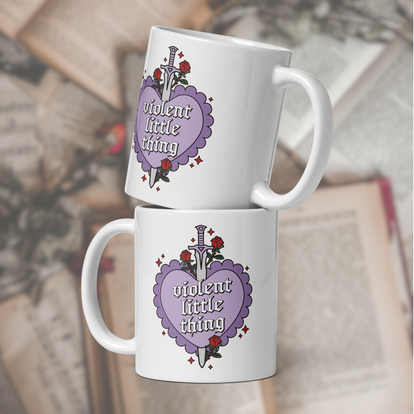 Violent Little Thing Fantasy Reader Mug