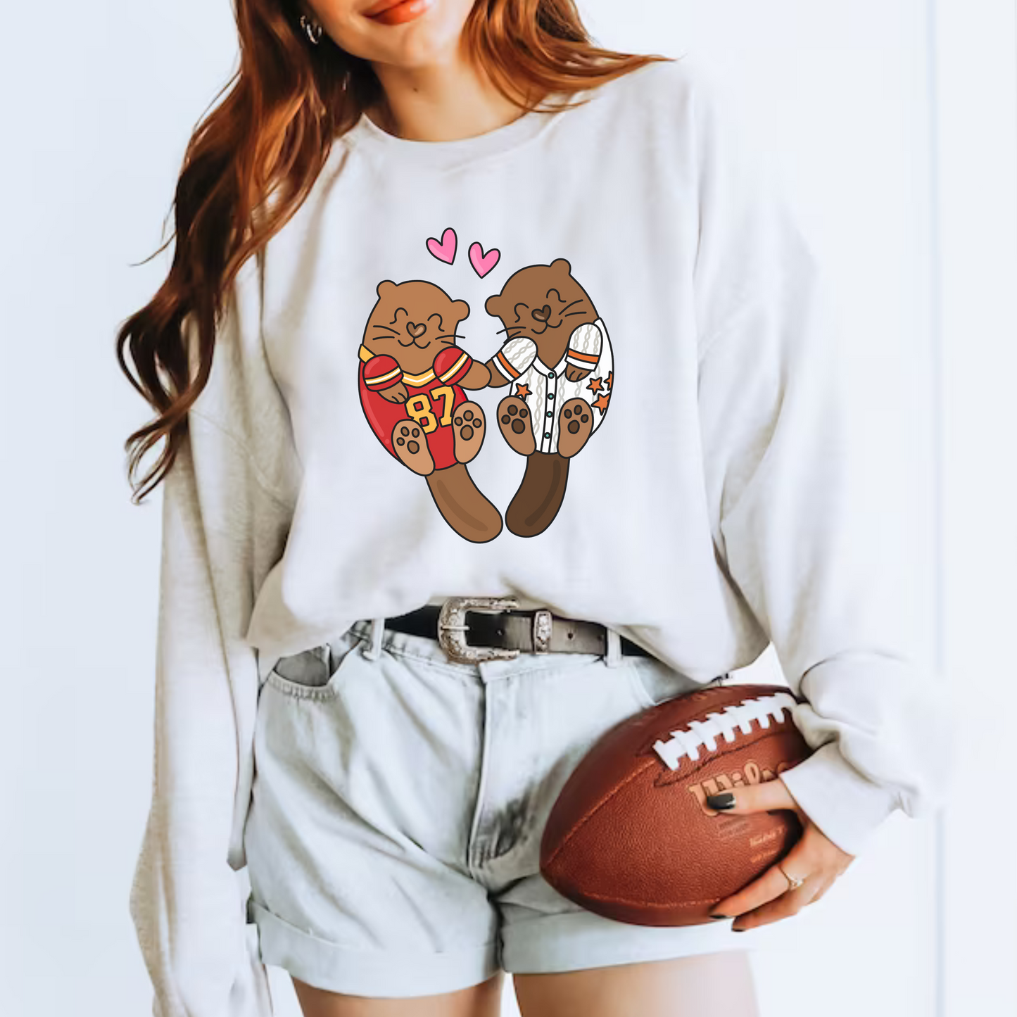 Otter Lovers Crewneck Sweatshirt