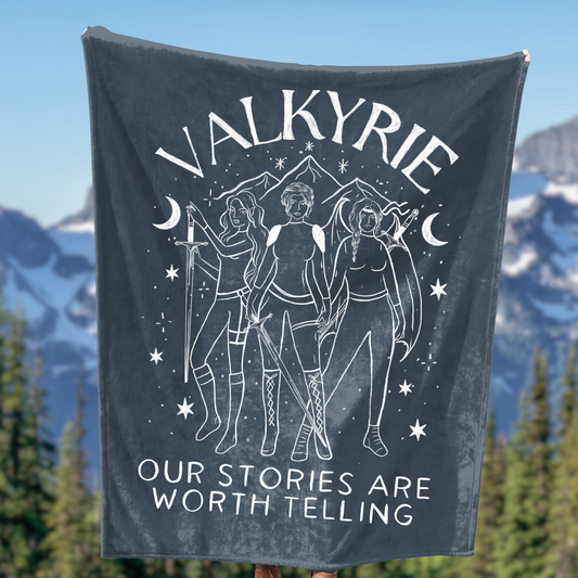 Officially Licensed Valkyrie Plush Blanket, SJM ACOTAR Fan Merch