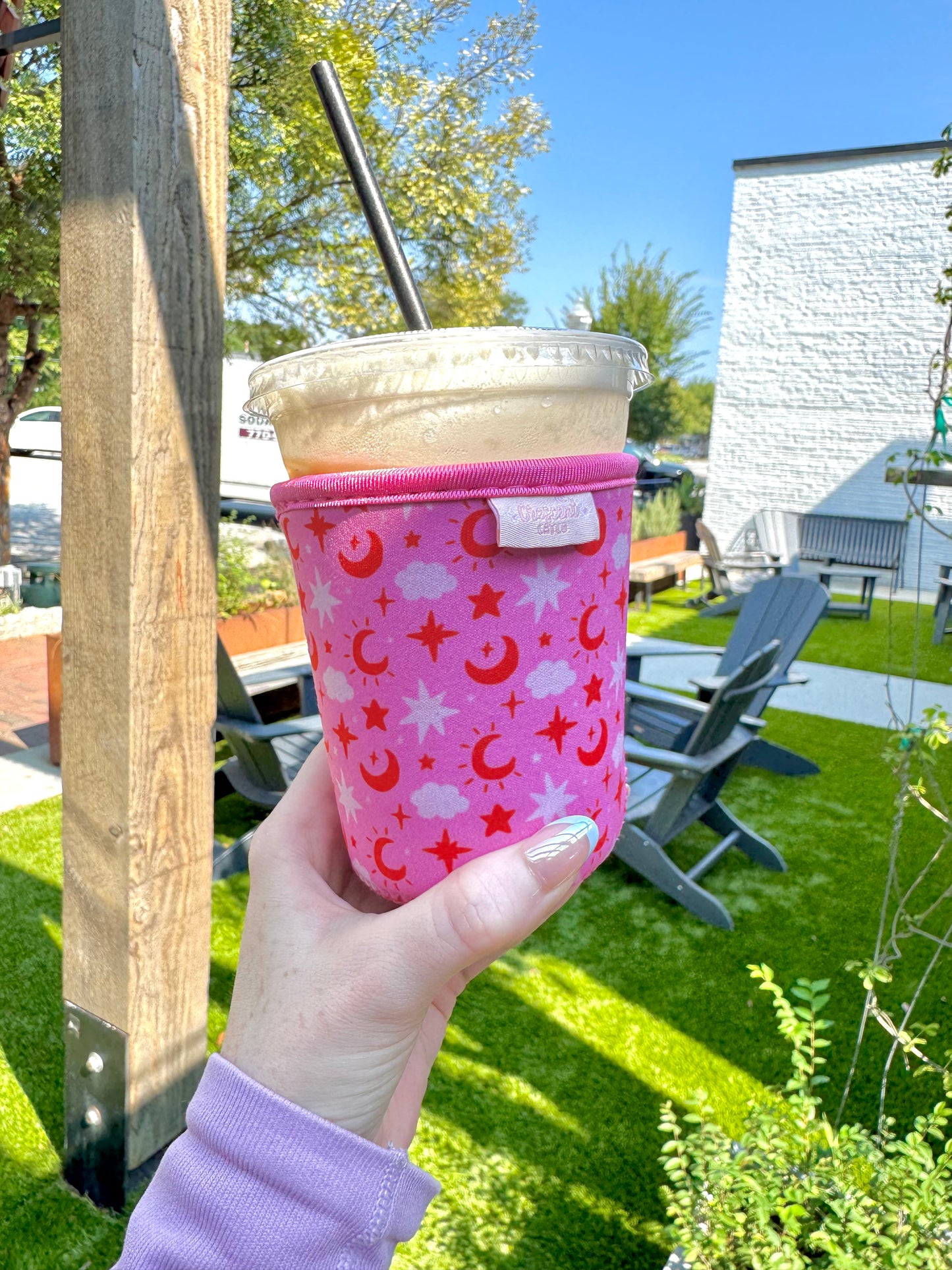 Celestial Moon & Star Iced Coffee Sleeve