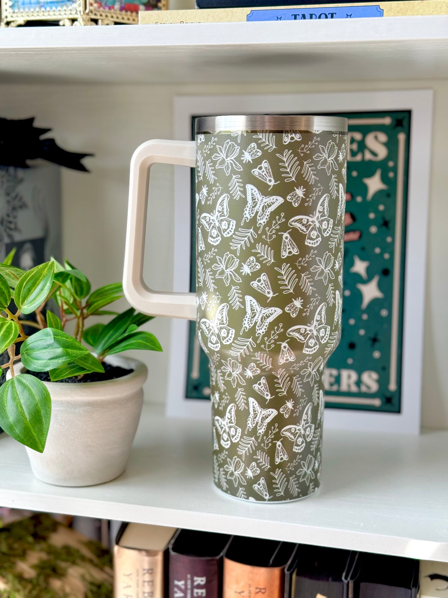 Earthy Garden Cottagecore 40 oz Thermal Tumbler