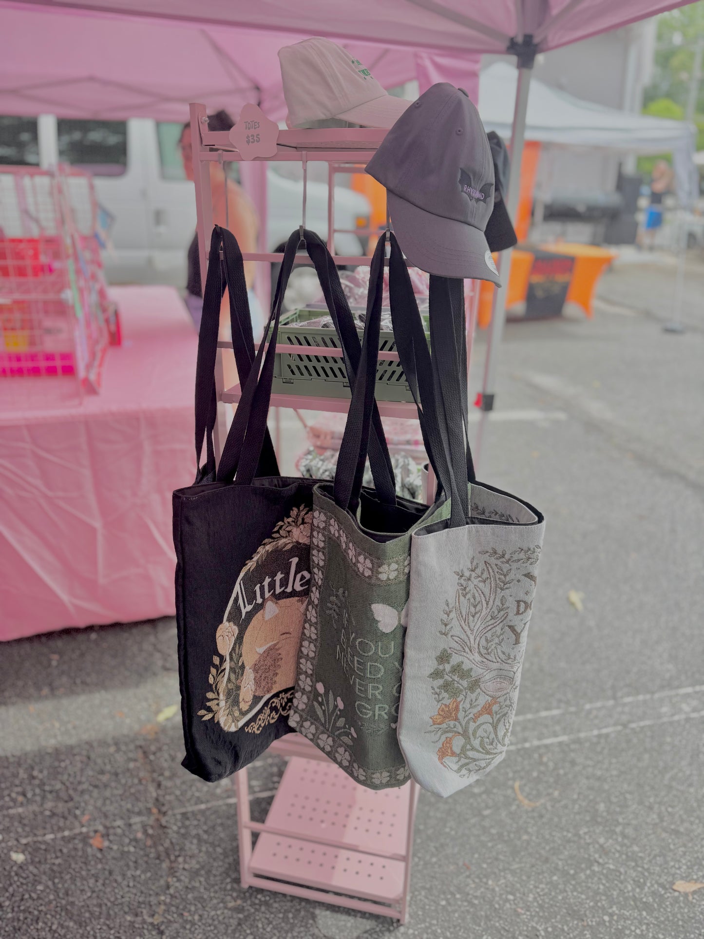 Little Fox Officially Licensed OUABH Bookish Tote, Stephanie Garber Merch