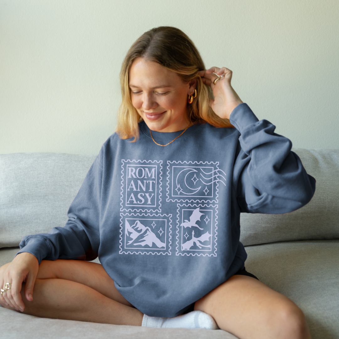 Romantasy Reader Comfort Color Sweatshirt