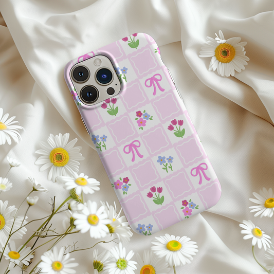Coquette Girly Spring Patchwork Tough Case for iPhone®