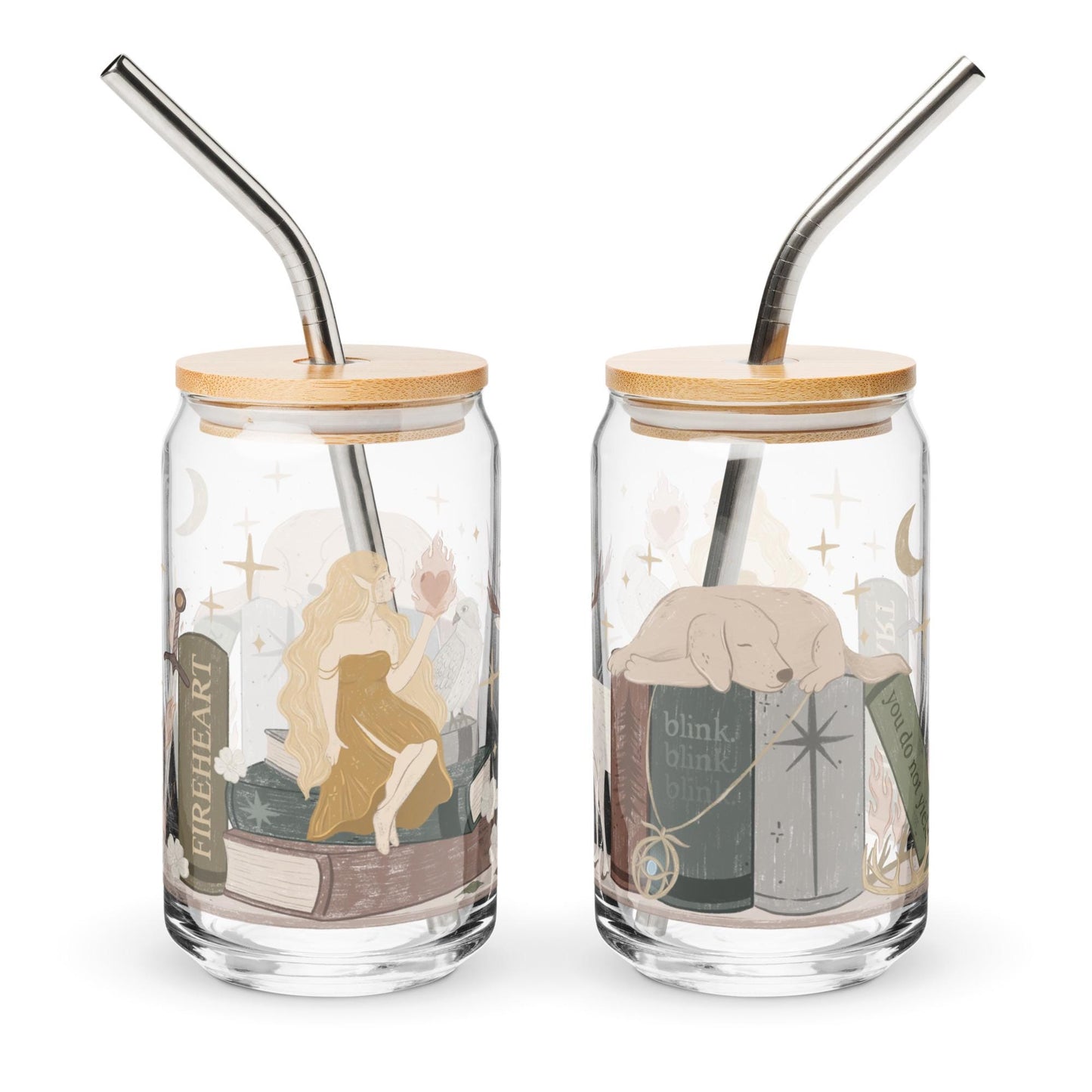 Can-shaped glass