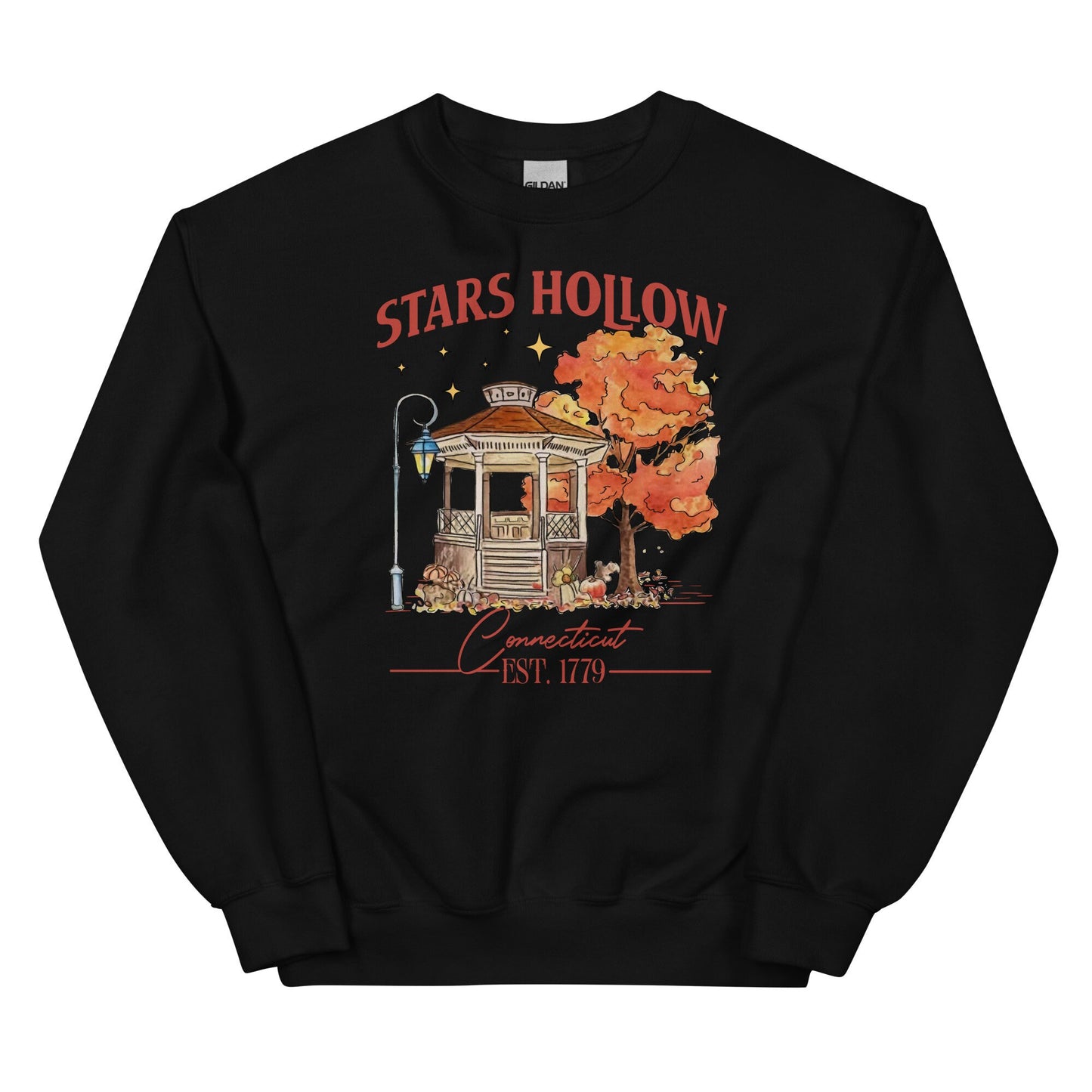 Stars Hollow Connecticut Gildan Crewneck | Gilmore Girls Season Shirt | Luke Lorelai Rory Stars Hollow Sweater | Cozy Autumn Fall Sweatshirt