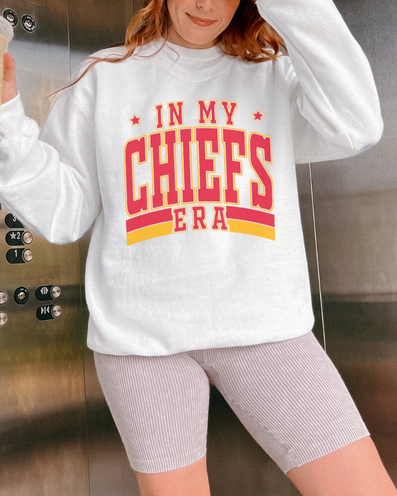 In My Chiefs Era Crewneck | Taylor and Travis Sweatshirt | Go Taylors Boyfriend | 89 87 Football Season Outfit | Game Day Merch