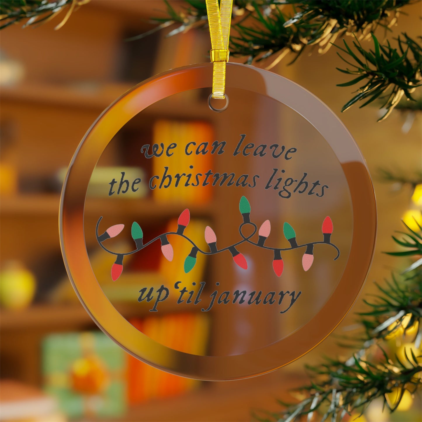 We Can Leave the Christmas Lights Up Till January Lover Ornament | Taylor Holiday Gifts | TS Fan Christmas Tree Decor | Lover Era