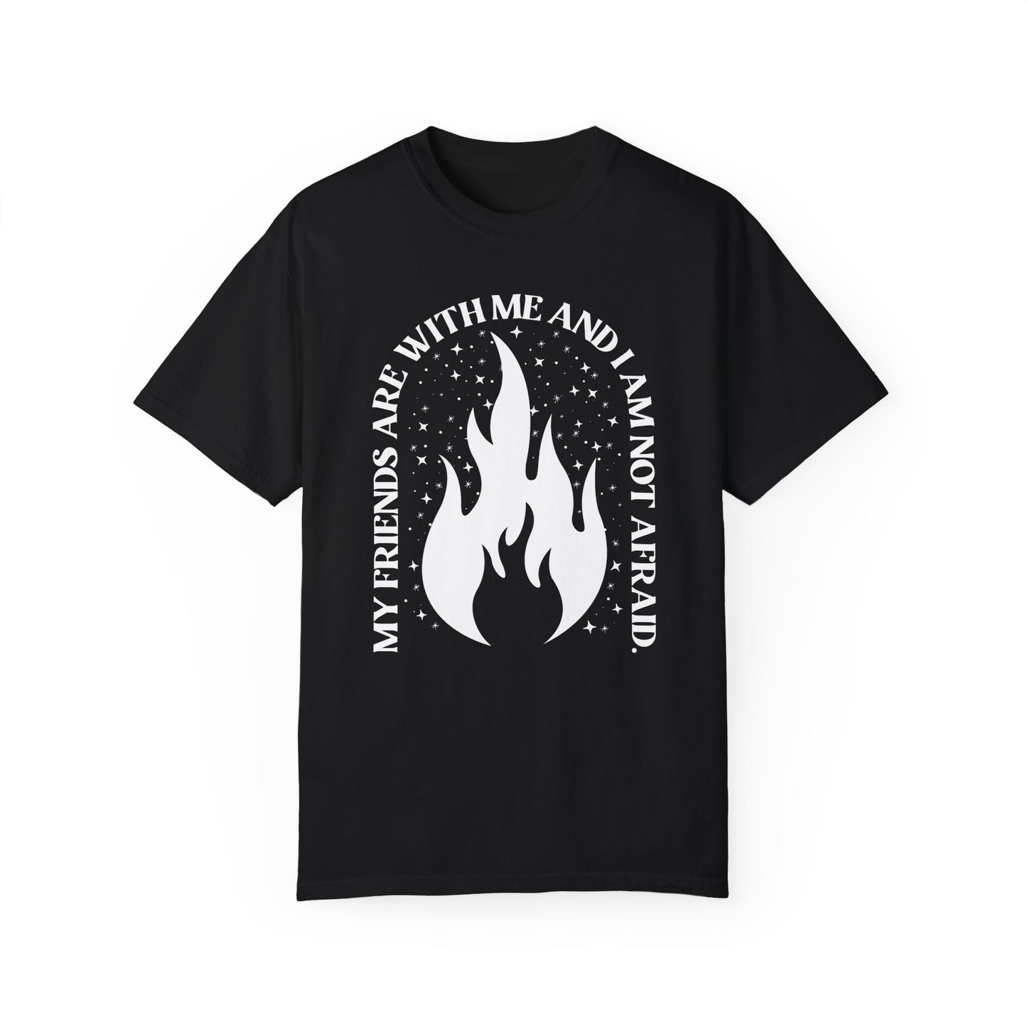 My Friends are With Me Bookish Shirt | I'm not Afraid Fantasy Shirt | Bookworm Tshirt | SJM Bookclub | Crescent City Gifts Bookish Merch