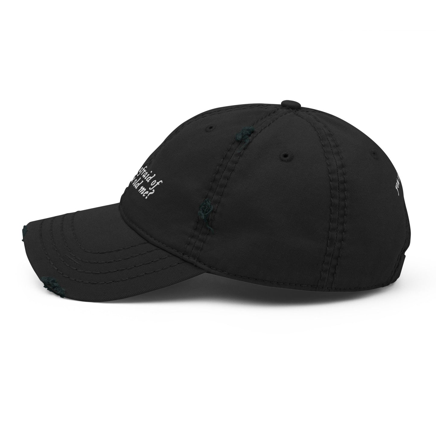 Who's Afraid of Little Old Me Embroidered Distressed Dad Hat | TTPD Merch | Tortured Poets Hat | Taylor Era Tour Outfit | You Should be