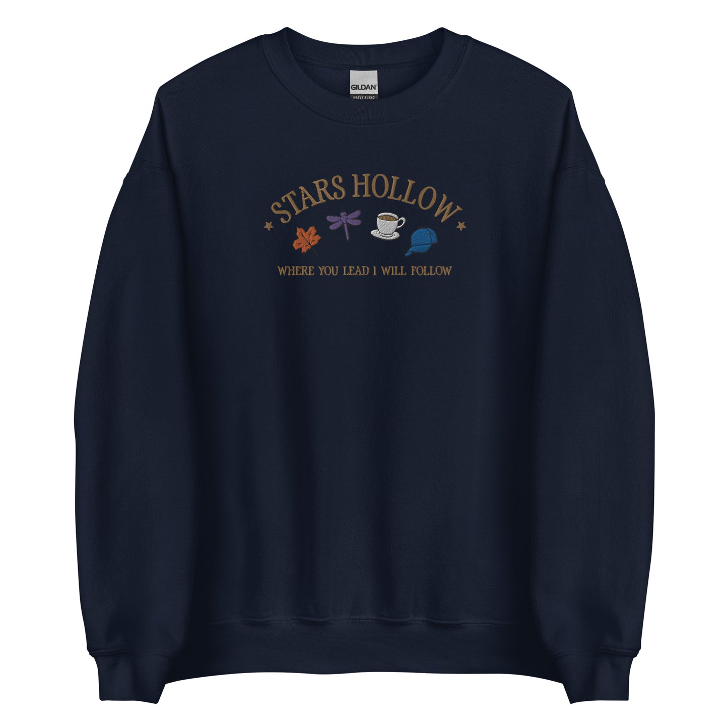 Stars Hollow Embroidered Crewneck