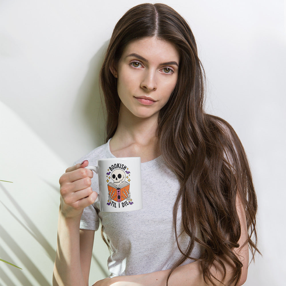 Bookish Till I Die Spooky Reader Mug