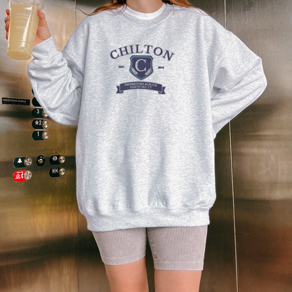 Chilton Preparatory School Stars Hollow Embroidered Sweatshirt