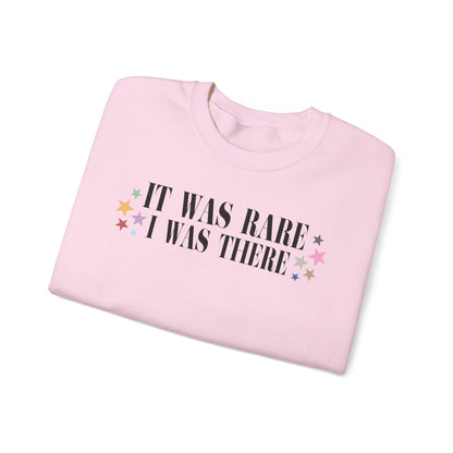 It was rare I was there surprise song piano sweatshirt