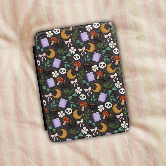Dark Cottagecore Kindle Case | Magnetic Back