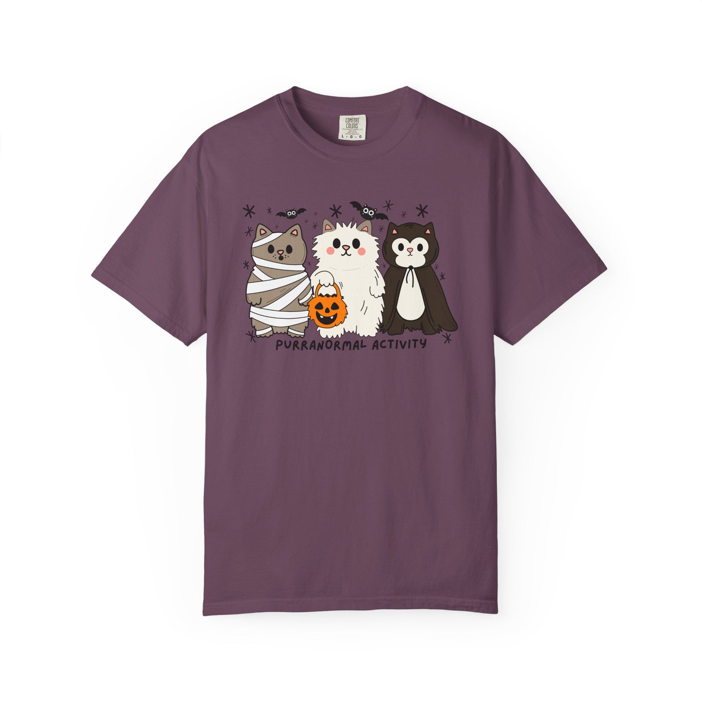 Purranormal Cativity Spooky Cute Design - Halloween Cat Lover Shirt - Spooky Season Tshirt - Cat Mom Gifts - Cat Tshirt