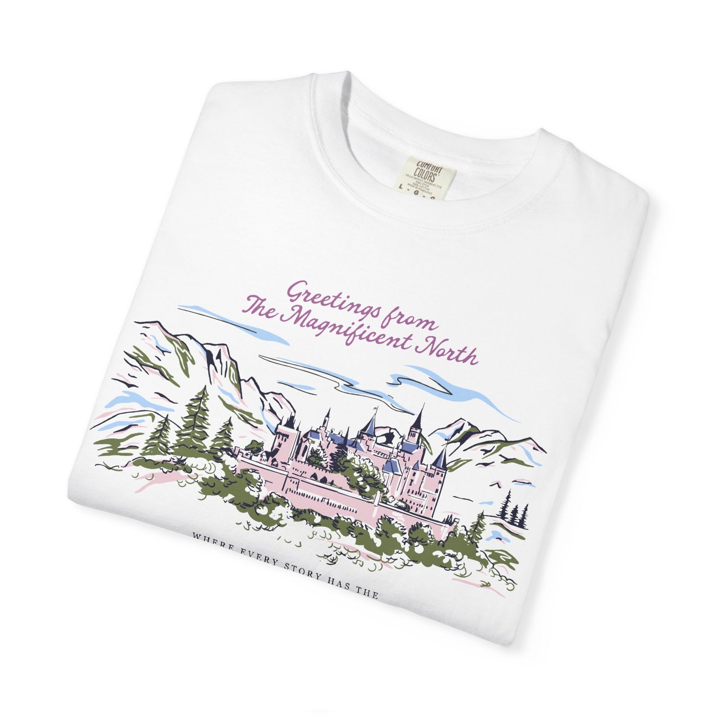 Greetings from the Magnificent North T-shirts OUABH EvangelineFox Little Fox Officially Licensed Stephanie Garber Book Merch