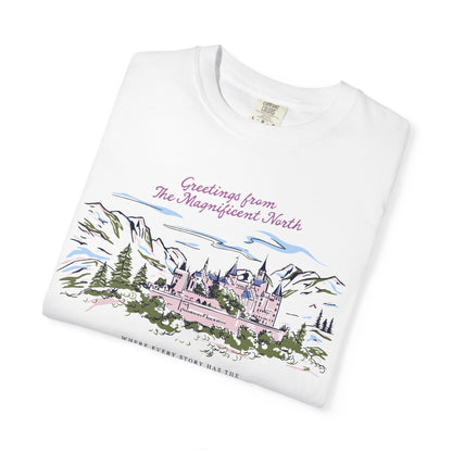 Greetings from the Magnificent North T-shirts OUABH EvangelineFox Little Fox Officially Licensed Stephanie Garber Book Merch