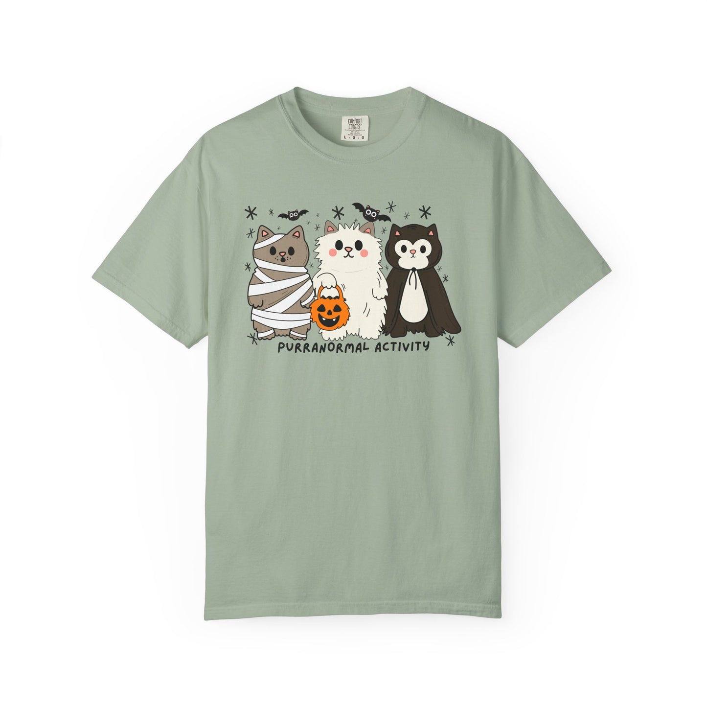 Purranormal Cativity Spooky Cute Design - Halloween Cat Lover Shirt - Spooky Season Tshirt - Cat Mom Gifts - Cat Tshirt