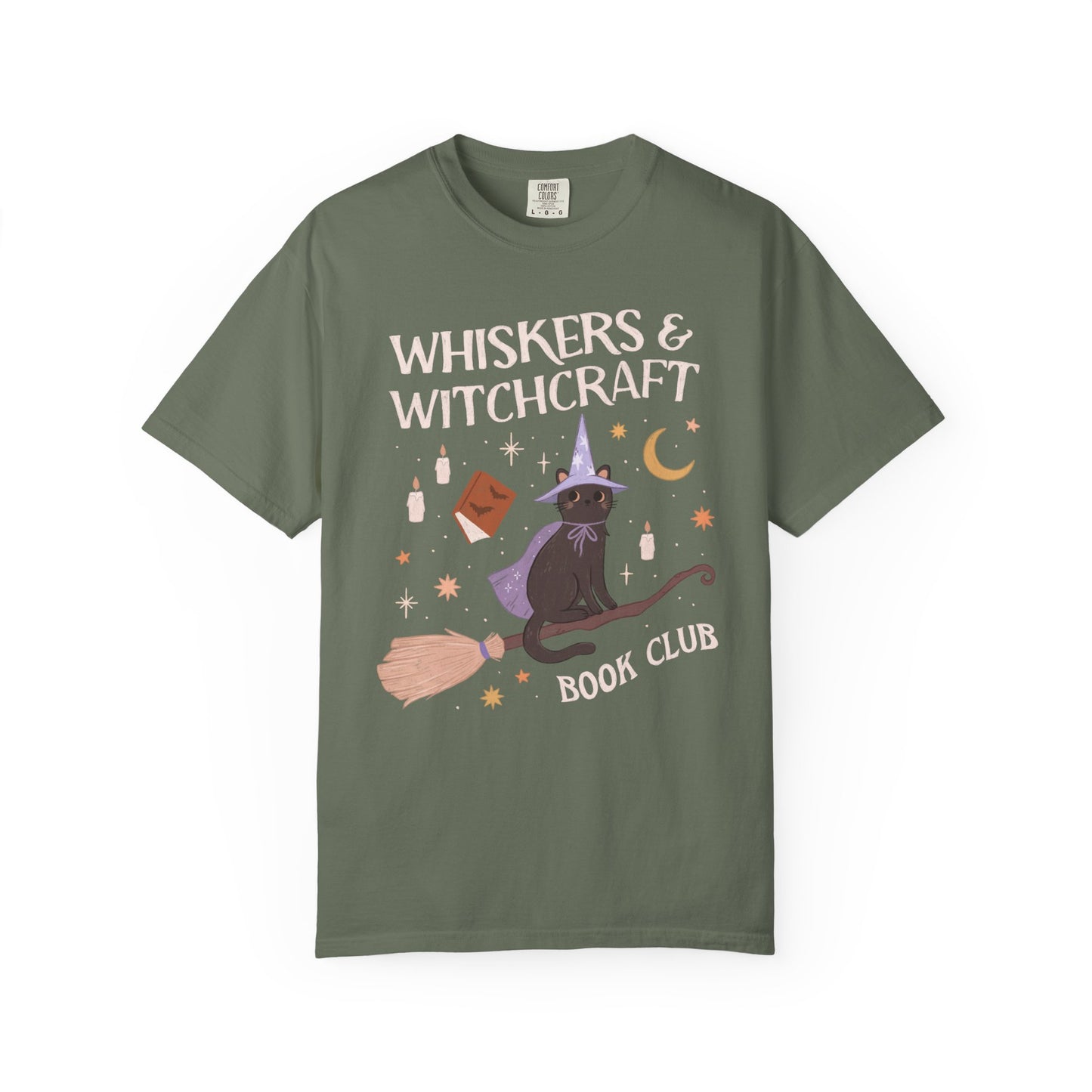 Whiskers & Witchcraft Book Club Tshirt