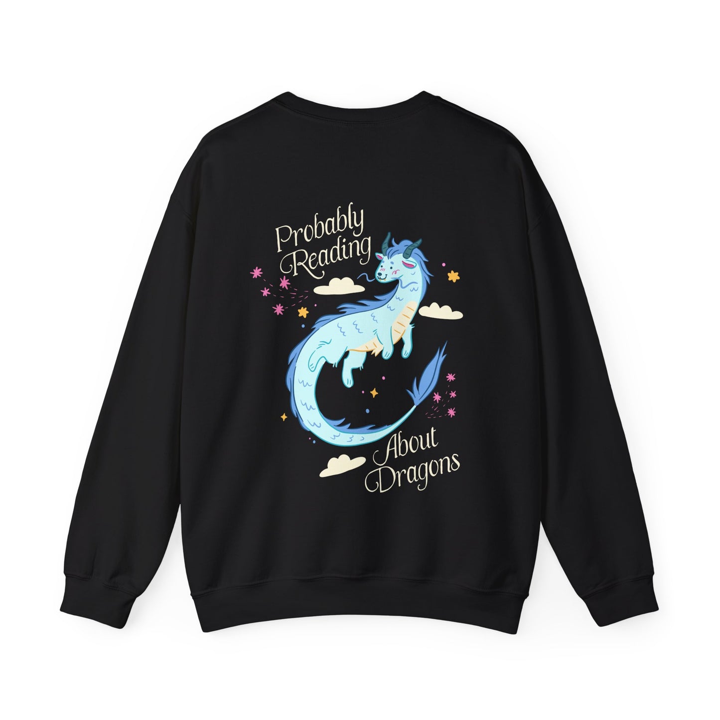 Probably Reading About Dragons Crewneck Sweatshirt
