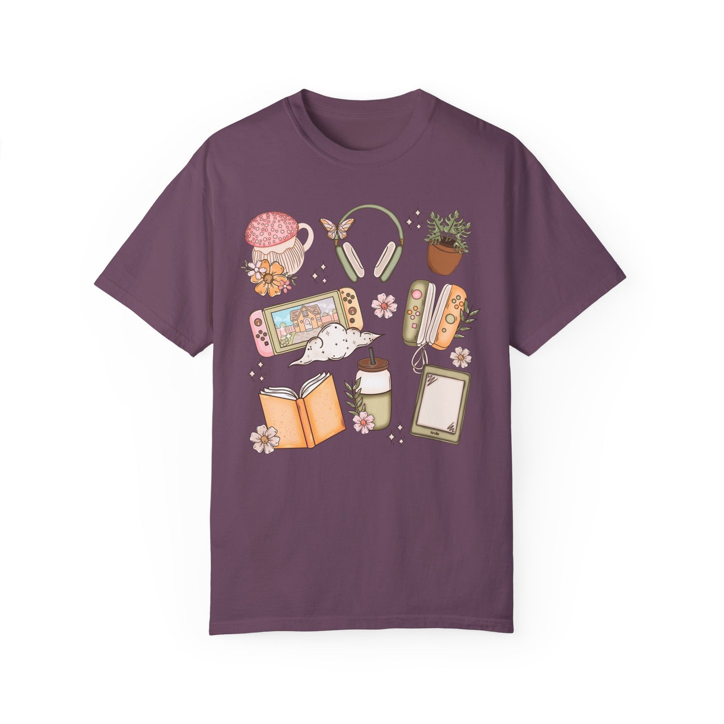 Cozy Bookish Gamer T-shirt