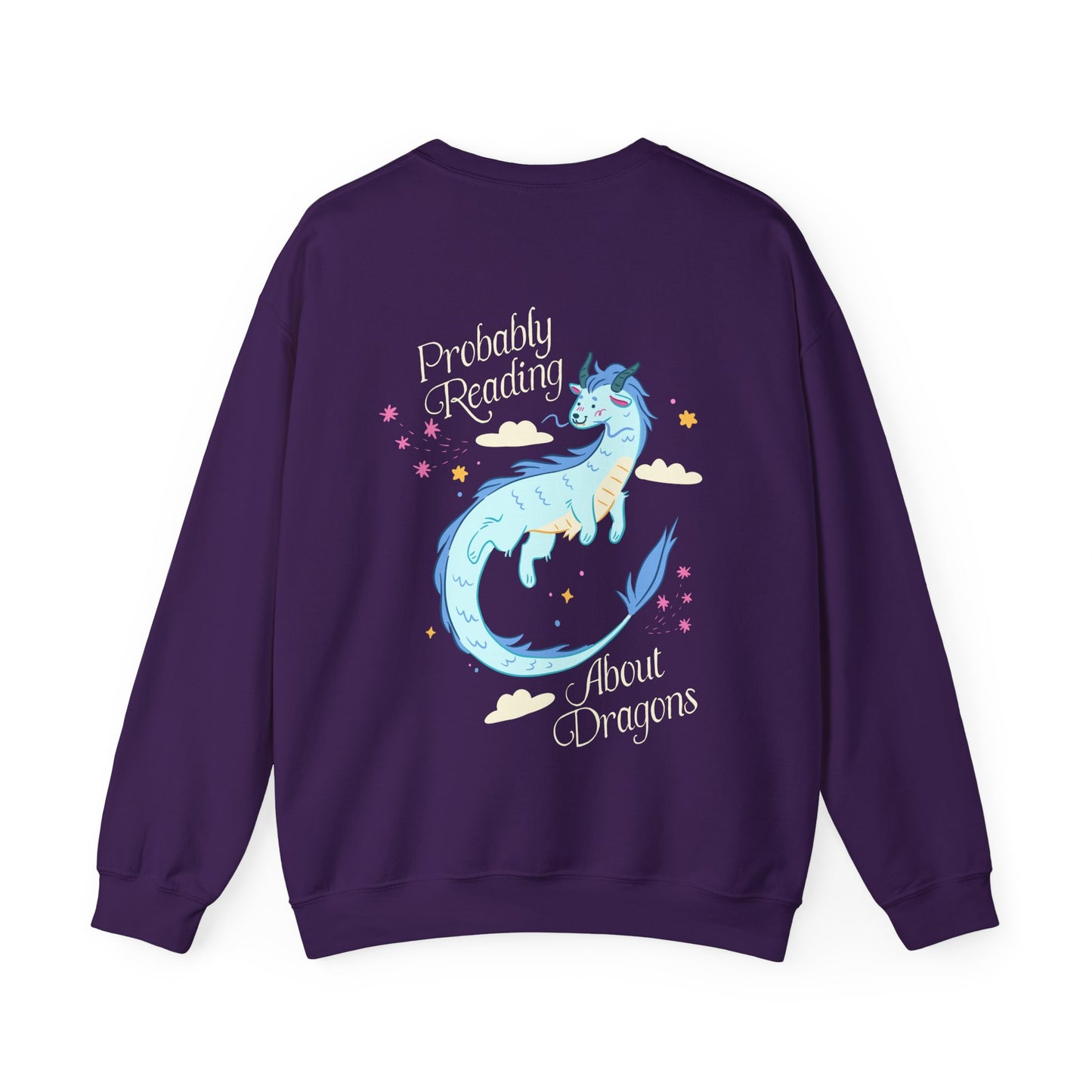 Probably Reading About Dragons Crewneck Sweatshirt