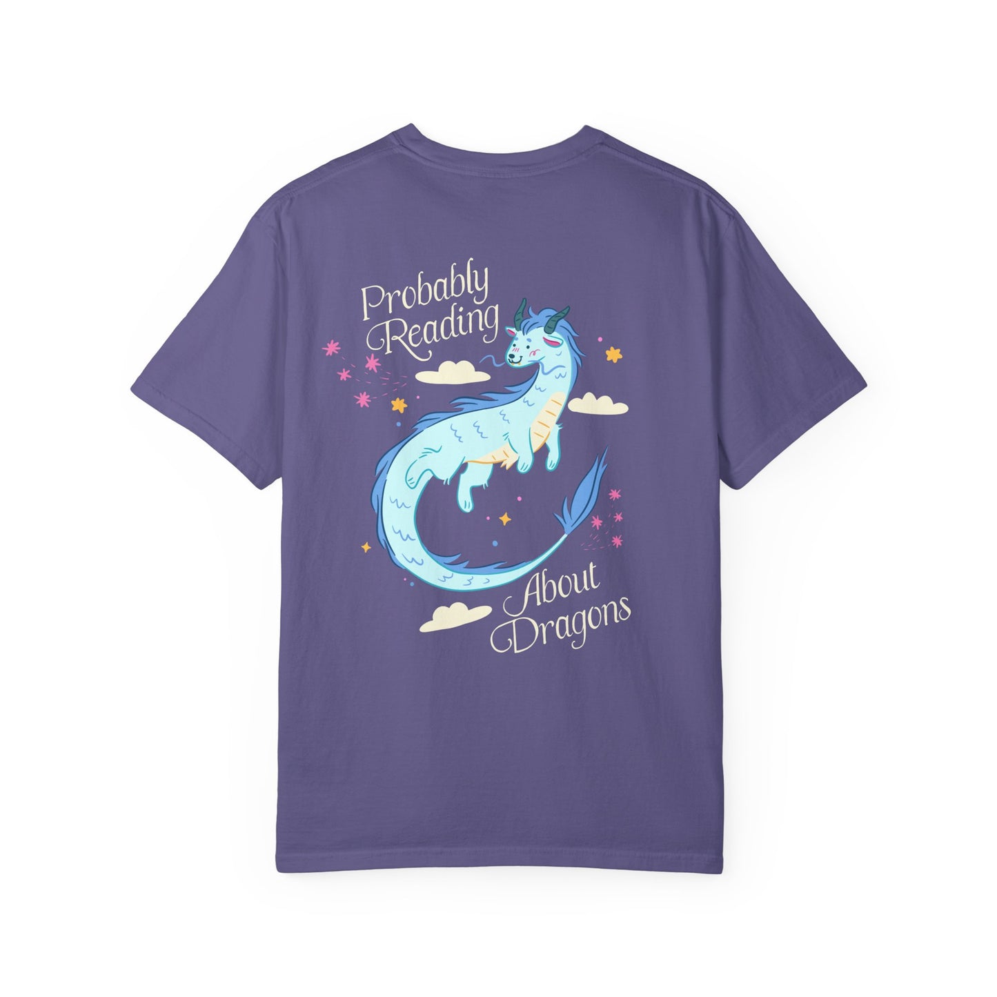 Probably Reading About Dragons Fantasy Lover Tshirt, Bookish Merch, Book lover Gifts, Booktok Romantasy Reads