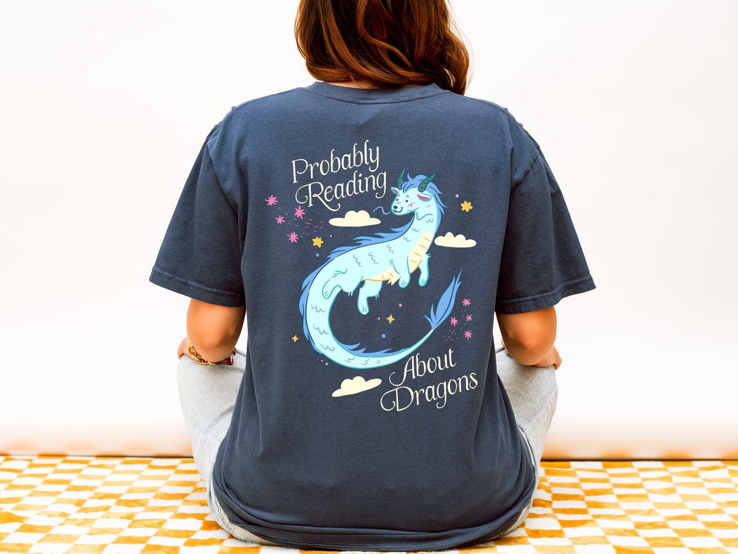 Probably Reading About Dragons Fantasy Lover Tshirt, Bookish Merch, Book lover Gifts, Booktok Romantasy Reads